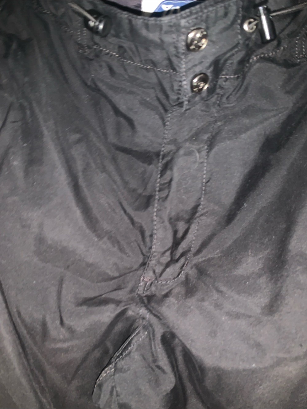 Men's Black Cargo Snow Utility Pants with Secure Pocketing & Inner Lining - Picture 4 of 11